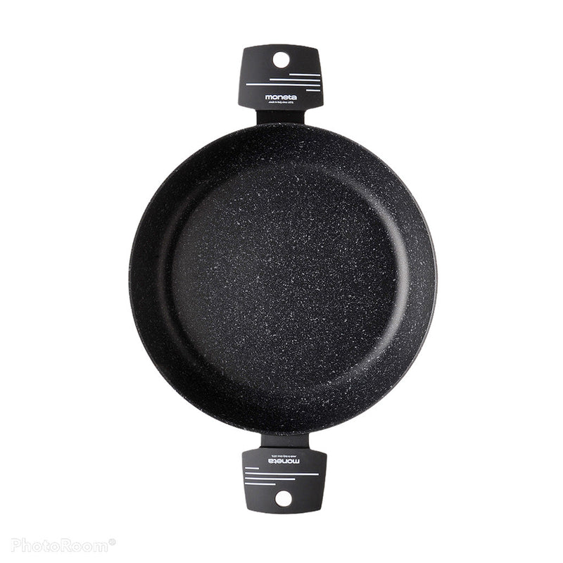 Tegame Ø28 cm Antiaderente Induzione in Alluminio Effetto Pietra Moneta Yes (Zeus 2.0)