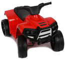 Mini Quad Elettrico per Bambini 6V Nero e Rosso