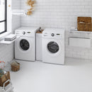 Tavolo Pieghevole a Muro Salvaspazio 80x40  cm in MDF Bianco      