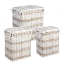 Set 3 Portabiancheria Stacy in Fibre Naturali