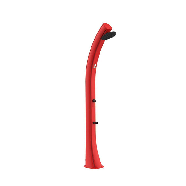 prezzo Doccia Solare da Giardino 40L Miscelatore e Lavapiedi Sined Sole XXL Rossa