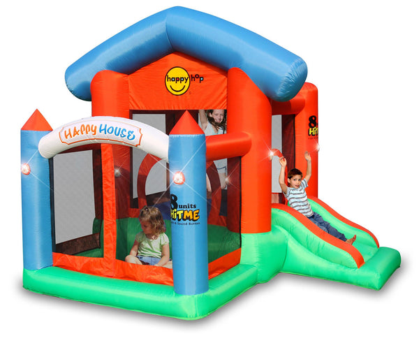 acquista Interaktives aufblasbares Karussellschloss mit Happy House Pumpe