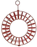 Ghirlanda portamele ferro rosso 35x8,5xh46