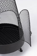 Braciere da Giardino Ø50x138h cm Efesto Nero 