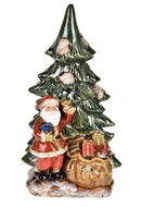 Statuina Babbo Natale 37,5 cm in Porcellana