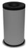 Pattumiera Gettacarte Ø38xh75 cm Autoestinguente In Acciaio Verniciato Grigio