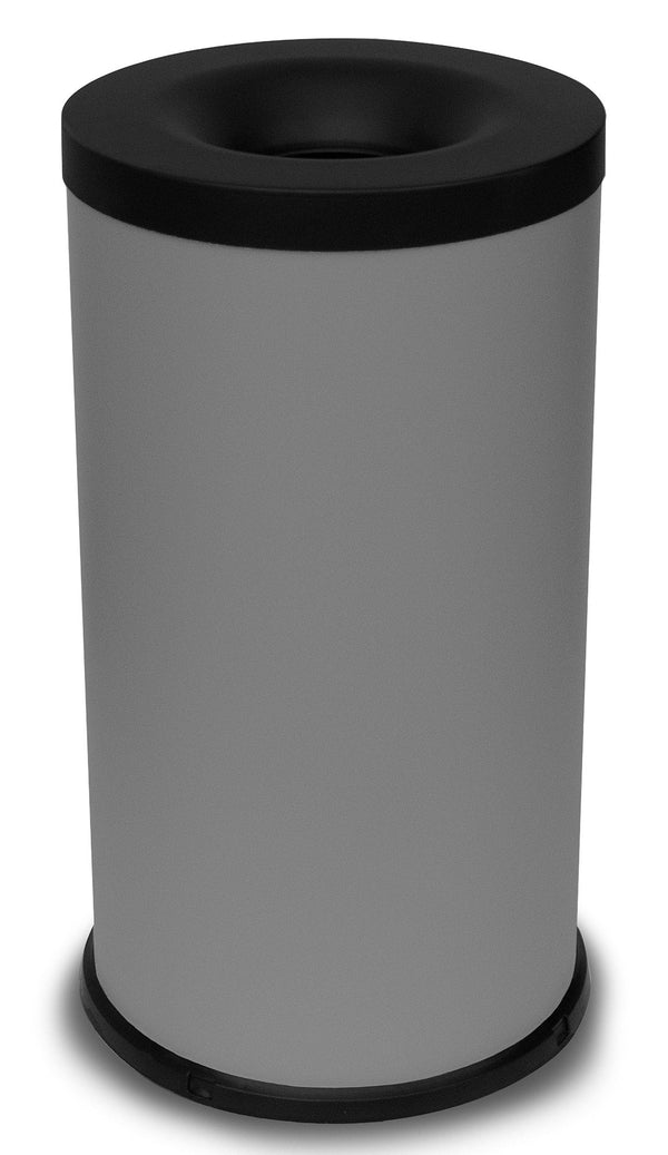Pattumiera Gettacarte Ø38xh75 cm Autoestinguente In Acciaio Verniciato Grigio online