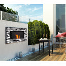 Camino a Bioetanolo da Parete 60x40 cm Flig Huston Zebrato