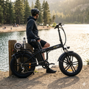 Fat-Bike Bicicletta Elettrica Pieghevole 36V a Pedalata Assistita 20” 250W SkyJet NitroPro Nera