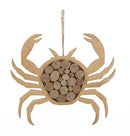 Decorazione Granchio Nature 35x2x31 cm in Tanoak e Compensato      