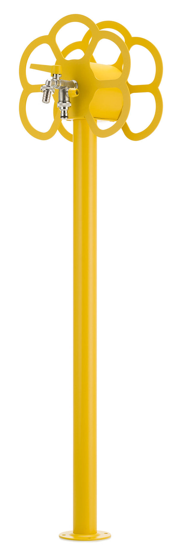 Fontana da Giardino con Rubinetto e Portatubo Integrato Belfer 42/SRF Giallo online