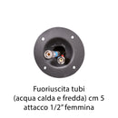 Doccia da Giardino con Miscelatore Belfer 42D2 Acciaio Inox