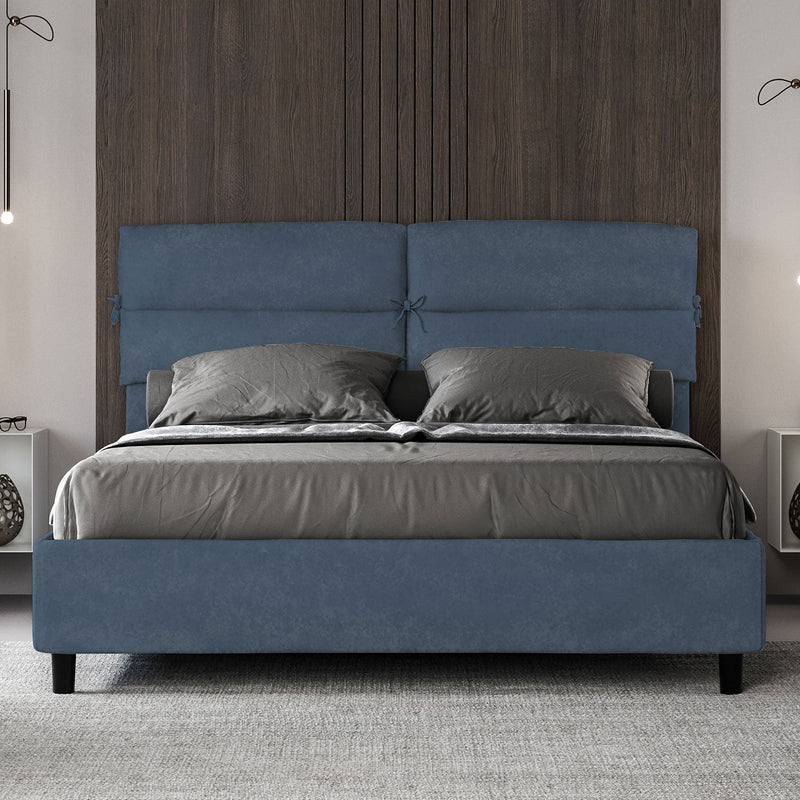 Letto Matrimoniale Nandy Blu Varie Misure