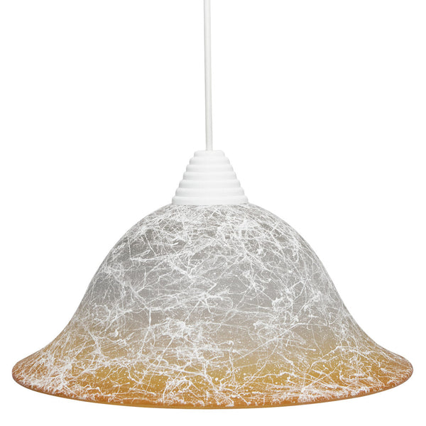 Aufhängung D30 1xE27 Weißer Rahmen Orange Filament Glas E-Energy Iole online