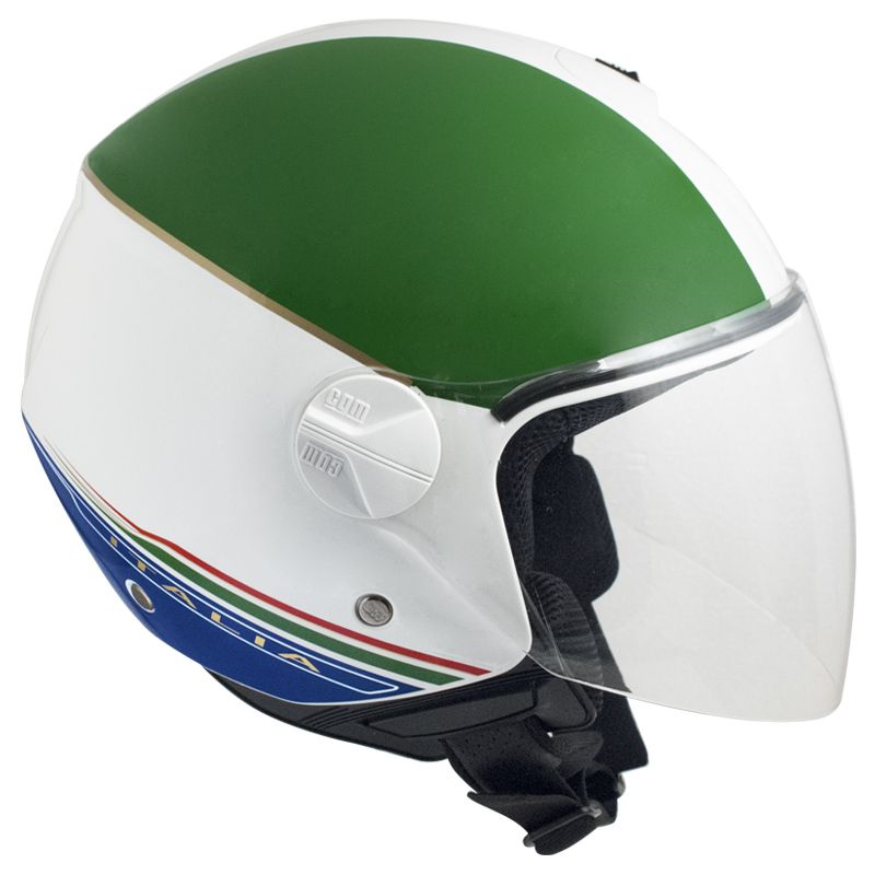 Casco Jet per Scooter Visiera Lunga CGM Italia 107I Bianco