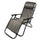 Zero Gravity Klappsessel aus Eisen und Textilene Soriani Gran Relax Rio Black