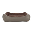 Cuccia Imbottita per Cani e Gatti in Poliestere Nuvola Beige