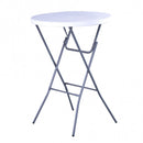 Tavolo Catering Pieghevole 80x110 h cm in Acciaio Bianco