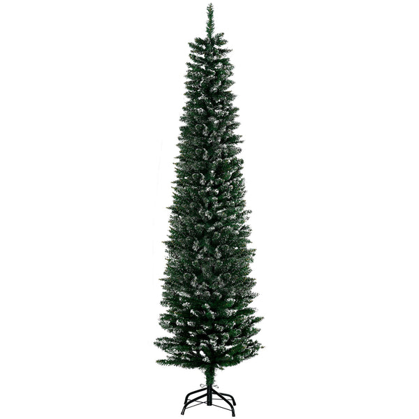 Künstlicher Weihnachtsbaum schneebedeckt 195 cm 570 grüne Zweige online