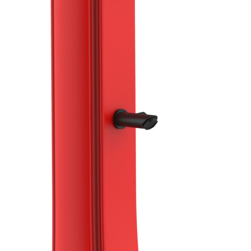 Doccia Solare da Giardino 40L Miscelatore e Lavapiedi Sined Sole XXL Rossa