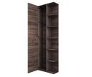 Mobile a Colonna 1 Anta Battente 6 Ripiani 142,5x47,5x18 cm TFT Ibiza Tabacco Scuro