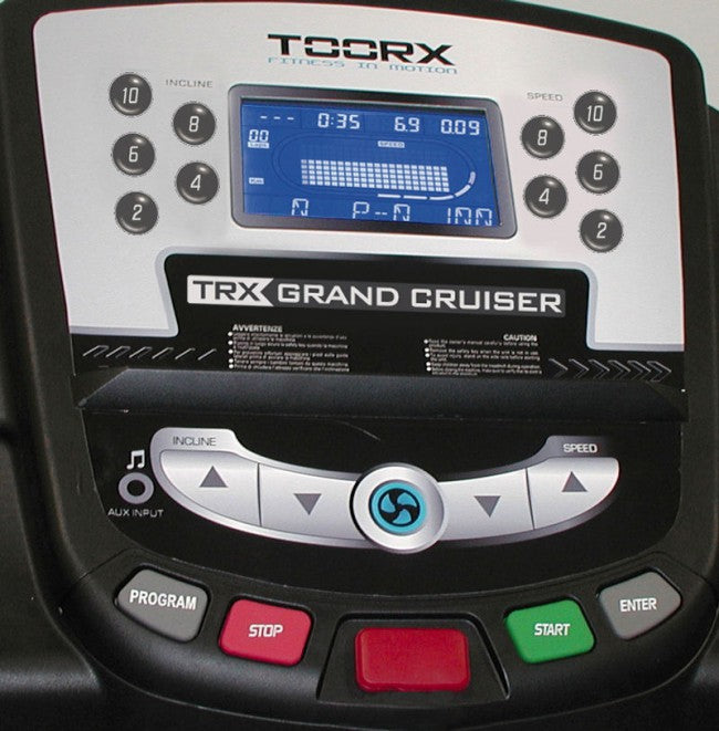 Tapis Roulant Motorizzato 5,0Hp 22Km/h Toorx TRX-Grand Cruiser Hrc