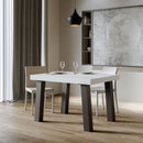 Tavolo 130x90x77 cm Bridge Fix Bianco Frassino