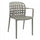 Gartenstuhl Sharon 58 x 57,5 ​​x 82,5 h cm aus taupefarbenem Polypropylen