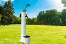 Fontana da Giardino con Rubinetto Secchiello e Tubo Flessibile a Scomparsa Sined Tritone Pro Bianco