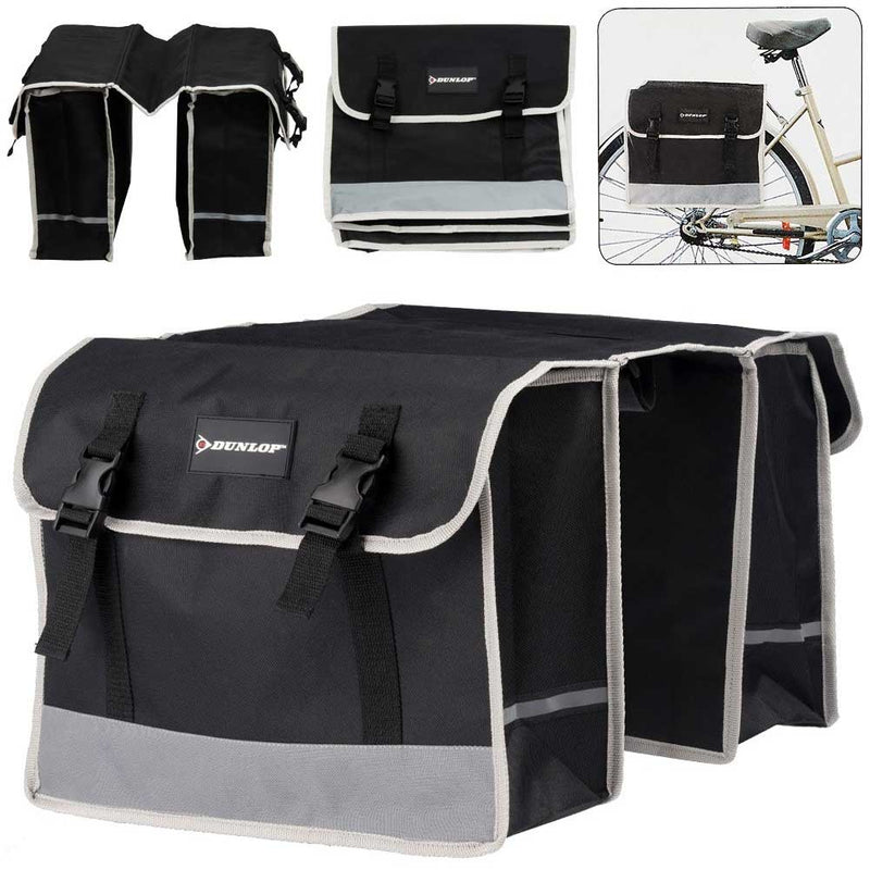 Borse Laterali Posteriori Bicicletta Borsa Doppia Porta Oggetti Bici Dunlop 