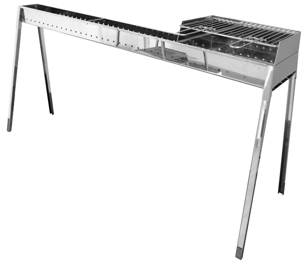 Kohlekocher Arrosticini 140 cm mit Grill Lisa Luxury Milano Grill 100+40 sconto
