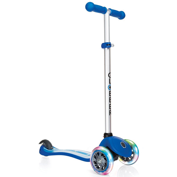 Roller mit 3 LED-Rädern 3 Höhen max. 50 kg Globber FIRST Fantasy leuchtet Sterne blau online