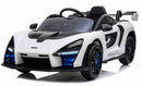 Macchina Elettrica per Bambini 12V con Licenza McLaren Senna Bianca