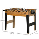 Tavolo Multi Gioco 4 in 1 107x61x84,5 cm Calcio Balilla Biliardo Ping Pong e Hockey