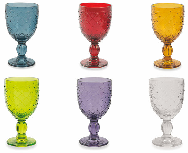 prezzo Packung mit 6 Weinkelchen 280ml Villa d'Este Home Tivoli Rombi