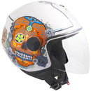 Casco Jet per Scooter Visiera Lunga CGM Cancun 107S Bianco