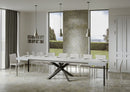 Tavolo Allungabile 180-440x90x77 cm Volantis Bianco Frassino