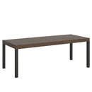  Tavolo Allungabile 160-420x90x77 cm Everyday Premium Noce Gambe Antracite