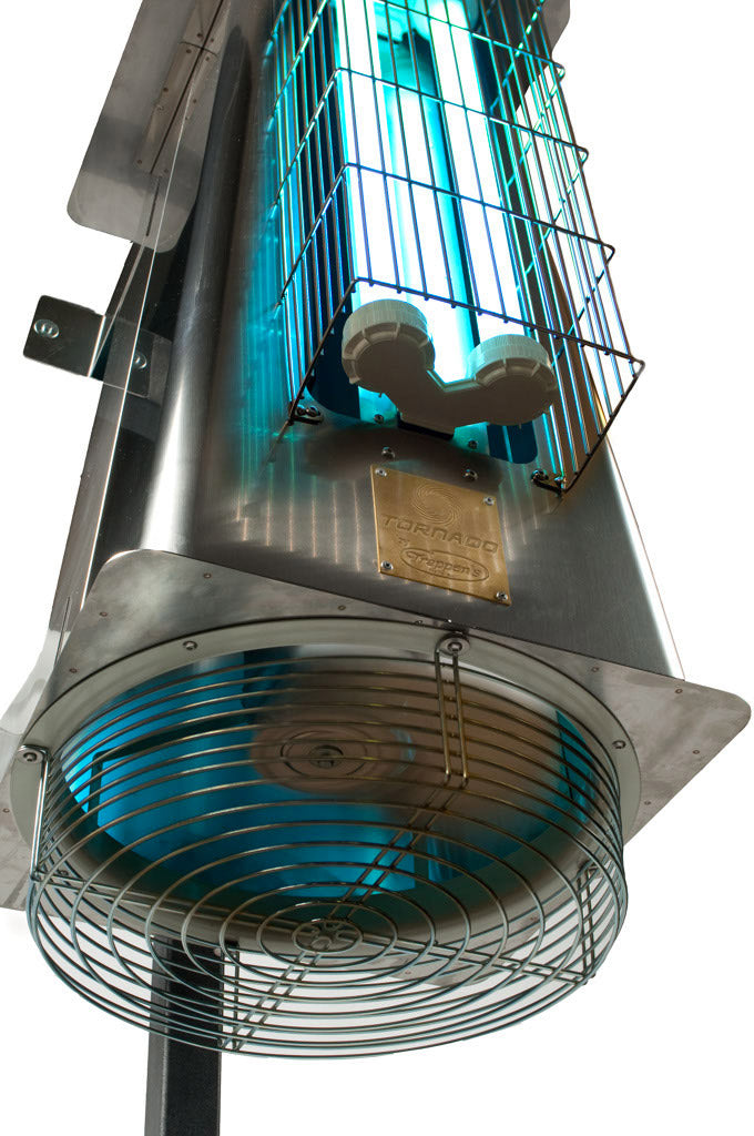 Zanzariera Elettrica ad Aspirazione in Acciaio 60W Trappen Tornado