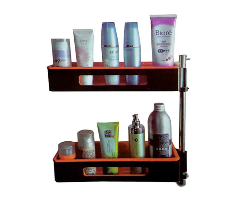 Organizer a due mensole rotanti 180° da cucina e bagno