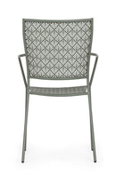 Sedia da Giardino 54x55x89h cm con Braccioli Lizette Dark Olive