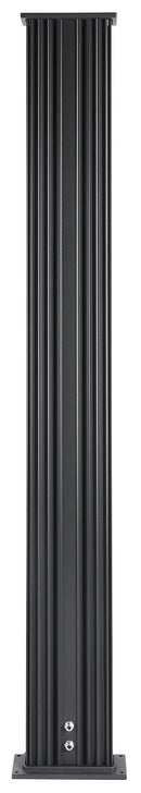 Doccia Solare Ibrida da Giardino 40L Miscelatore e Doccetta Lavapiedi Antracite/Alluminio