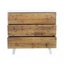 Mobile Barney 100x45x90 h cm in Legno Bianco