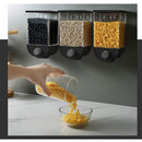Contenitore Dispenser per Cereali Frutta Secca 1 Kg Nero