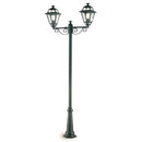 Lampada Palo Alto Due Luci per Giardino Colore Grigio per Esterno Linea Elegance Livos