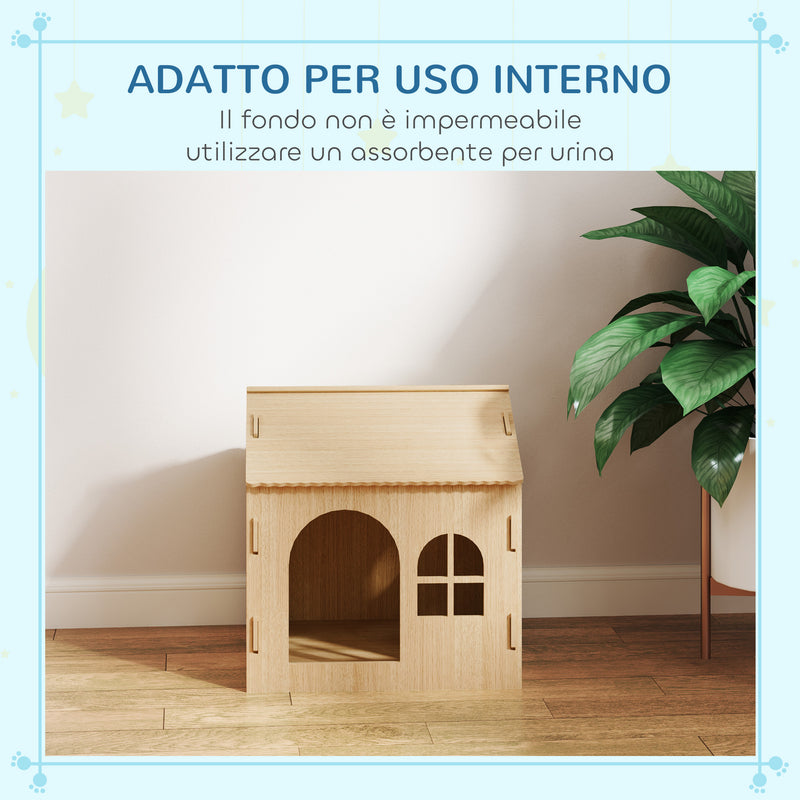 Cuccia per Cani da Interno 49,5x41x51 cm in Legno   