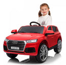 Macchina Elettrica per Bambini 12V con Licenza Audi Q5 Bianca