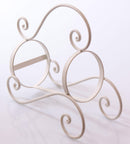 Versavino 11x28xH24 cm in Metallo Bianco
