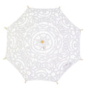 Ombrello Parasole in Pizzo traforto bianco cm Ø60x44