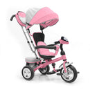 Triciclo Swing Deluxe Rosa con Sedile Girevole per Bambini